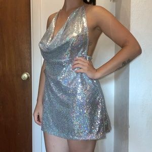 NWT O MIGHTY GLITORRIS SEQUIN DRESS